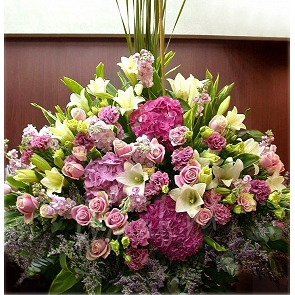 OP38  Opening Flower Basket Stand  OP38  Opening Flower Basket Stand